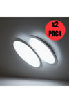 KDL 401 Slim LED Panel Spot Gömme 2'Adet 12W 1020 Lümen -4000K - Doğal Beyaz