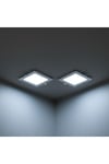 KDL 411 Slim Kare LED Panel 2'li Spot Gömme 6W 510 Lümen - Beyaz-6500K