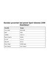 KDL23B Yuvarlak Sıva Üstü LED Panel Spot 24W 1920 Lümen - 3000K - Günışığı