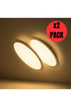 KDL400 Slim LED Panel 2'Adet Spot Gömme 6W 510 Lümen - 3000K SARI IŞIK