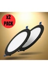 KDL407B Slim LED Panel 2'li Spot Gömme 24W 1920 Lümen - 3000K - Günışığı