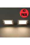 KDL412 Slim Kare LED Panel Spot Gömme 12W 1020 Lümen -3000K SARI IŞIK