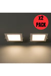 KDL412 Slim Kare LED Panel Spot Gömme 12W 1020 Lümen -3000K SARI IŞIK