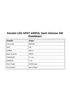 KES046 LED Spot Ampul 5W (450 Lümen) - Doğal Beyaz