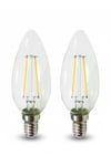 KES499 – LED Flamanlı Buji Ampul 4W (2700K | E14 | 2’li Paket)
