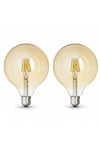 KES607 – LED Rustik Ampul 8W 2700K (800 Lümen / 2'Lİ PAKET)