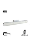 Mıknatıslı Şarjlı Led Işık Micro Usb Şarjlı Kablosuz Led Lamba 3 Farklı Işık Led Aplik KML120