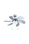 Vanti KCF282 60W Silver 6 Kanatlı Avizeli Tavan Vantilatörü