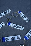Kişiye Özel Plaka Şeklinde Anahtarlık (2 ADET)