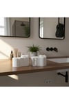 Pamuk ve Kulak Çubuğu Düzenleyici Modern - Dekoratif Banyo Organizeri