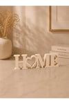 HOME Dekoratif Masa Üstü Yazı Biblo - Modern Minimalist Ev Dekoru 1 Adet
