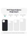 Apple iPhone 13 Uyumlu Kılıf Zebana Şeffaf Soft Silikon Kılıf Şeffaf