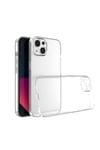 Apple iPhone 13 Uyumlu Kılıf Zebana Şeffaf Soft Silikon Kılıf Şeffaf