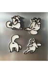 Şirin kedi magnet seti/Mıknatıslı 10 lu set
