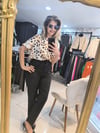 SATEN DESENLİ BLUZ
