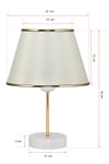 2 Li Abajur Seti Komodin Üstü Set Yatak Odası Çocuk Odası Salon Hol