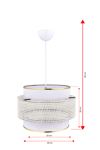 Doğal Hazeran Rattan 3 Katlı Pasta Sarkıt Avize Çocuk Odası Yatak Odası Salon Mutfak Hol Rattan01,