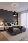 Modern Tasarım Çiçek Sarkıt Avize Kumaş Boheme Salon Oturma Odası Mutfak Avizesi