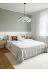 Modern Tasarım Çiçek Sarkıt Avize Kumaş Boheme Salon Oturma Odası Mutfak Avizesi