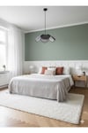 Modern Tasarım Çiçek Sarkıt Avize Kumaş Boheme Salon Oturma Odası Mutfak Avizesi