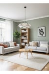 Modern Tasarım Çiçek Sarkıt Avize Kumaş Boheme Salon Oturma Odası Mutfak Avizesi