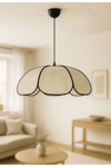 Modern Tasarım Çiçek Sarkıt Avize Rattan Boheme Salon Oturma Odası Mutfak Avizesi