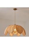 Modern Tasarım Çiçek Sarkıt Avize Rattan Boheme Salon Oturma Odası Mutfak Avizesi