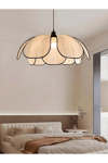 Modern Tasarım Çiçek Sarkıt Avize Rattan Boheme Salon Oturma Odası Mutfak Avizesi