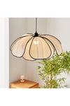 Modern Tasarım Çiçek Sarkıt Avize Rattan Boheme Salon Oturma Odası Mutfak Avizesi