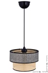 Rattan 2 Katlı Pasta Sarkıt Avize Çocuk Odası Yatak Odası Salon Mutfak Hol