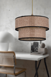 Rattan 2 Katlı Pasta Sarkıt Avize Çocuk Odası Yatak Odası Salon Mutfak Hol
