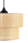 Rattan 2 Katlı Pasta Sarkıt Avize Çocuk Odası Yatak Odası Salon Mutfak Hol