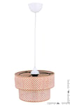 Rattan 2 Katlı Pasta Sarkıt Avize Çocuk Odası Yatak Odası Salon Mutfak Hol