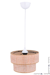 Rattan 2 Katlı Pasta Sarkıt Avize Çocuk Odası Yatak Odası Salon Mutfak Hol