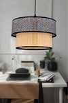 Rattan 2 Katlı Pasta Sarkıt Avize Çocuk Odası Yatak Odası Salon Mutfak Hol