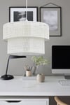 Rattan 2 Katlı Pasta Sarkıt Avize Çocuk Odası Yatak Odası Salon Mutfak Hol