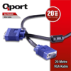 QPORT 20metre Q-VGA20 VGA Görüntü Kablosu