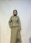 Belden Oturmalı Ceketli Takım Yeşil