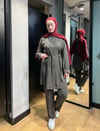 İp Detaylı Modal Takım Füme