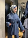Omuz Detaylı Takım Lacivert