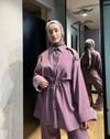 Omuz Detaylı Takım Mor-Lila
