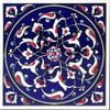 Armada Çini 10x10 Cm ED 110 İznik rumi desenli Kütahya Çini karo