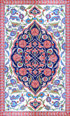 Armada Çini 120x200 iznik cini desenli el dekor kutahya cinisi