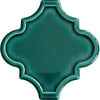 Armada Çini 12x12 Ottoman Rölyefli Arabesk Yeşil Çini