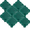 Armada Çini 12x12 Ottoman Rölyefli Zümrüt Yeşili Çini