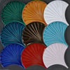Armada Çini 17x17 cm Karamel İstiridye Balık Pulu Seramik