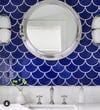 Armada Çini 17x17 cm Kobalt Balık Pulu Seramik