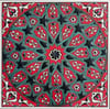 Armada Çini 20x20 Cm ED 312  Üç Karanfil İznik Kütahya Çini Pano
