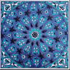 Armada Çini 20x20 Cm ED 321 İznik İslami Geometrik Kütahya Çini Karo