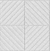 Armada Çini 20x20 Cm Linea Beyaz Modern Desenli Çini Seramik Karo